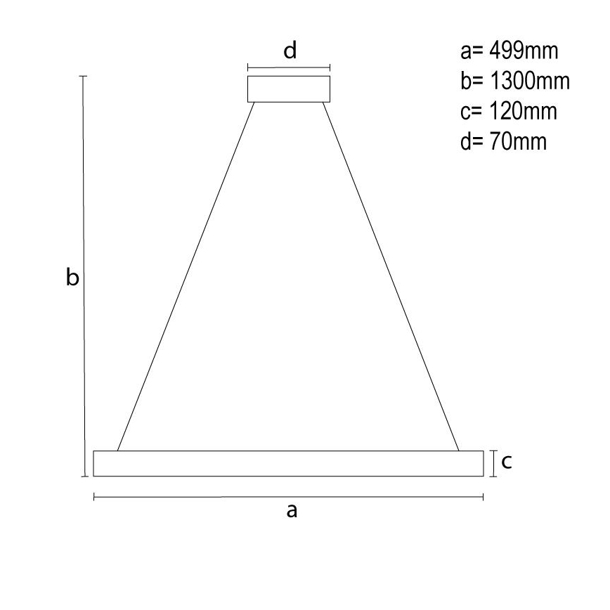 Suspension filaire en cristal à intensité variable LED/80W/230V 3000-6500K noir + télécommande