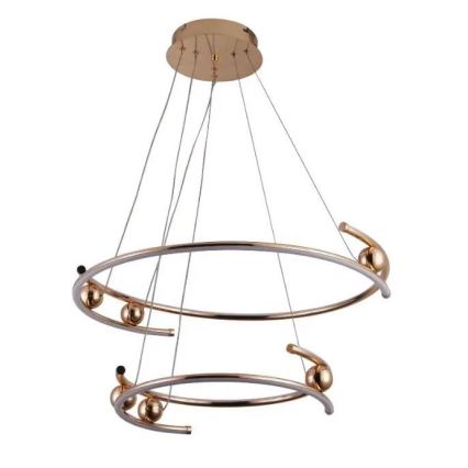 Suspension filaire à intensité variable LED/80W/230V 3000-6500K d. 60 cm + Télécommande