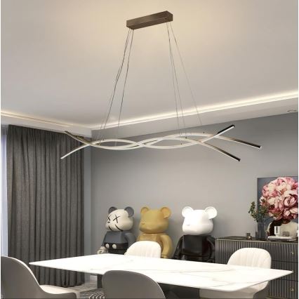 Suspension filaire à intensité variable LED/80W/230V 3000-6500K + télécommande