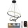 Suspension filaire à intensité variable LED/90W/230V 3000-6500K d. 60 cm + Télécommande