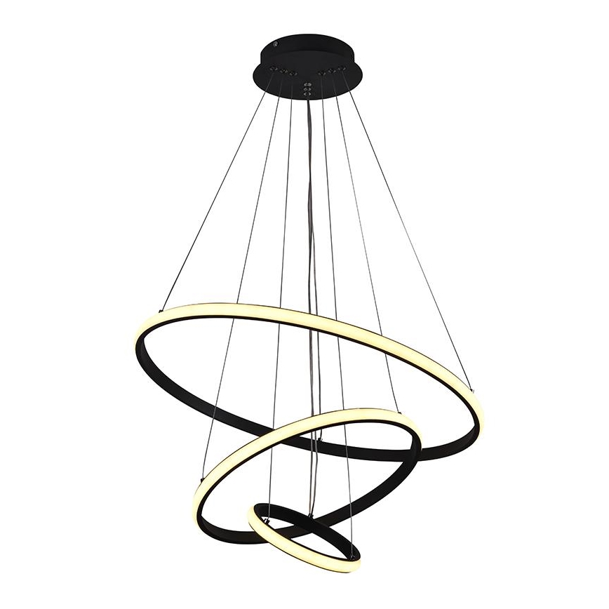 Suspension filaire à intensité variable LED/90W/230V 3000-6500K d. 60 cm + Télécommande