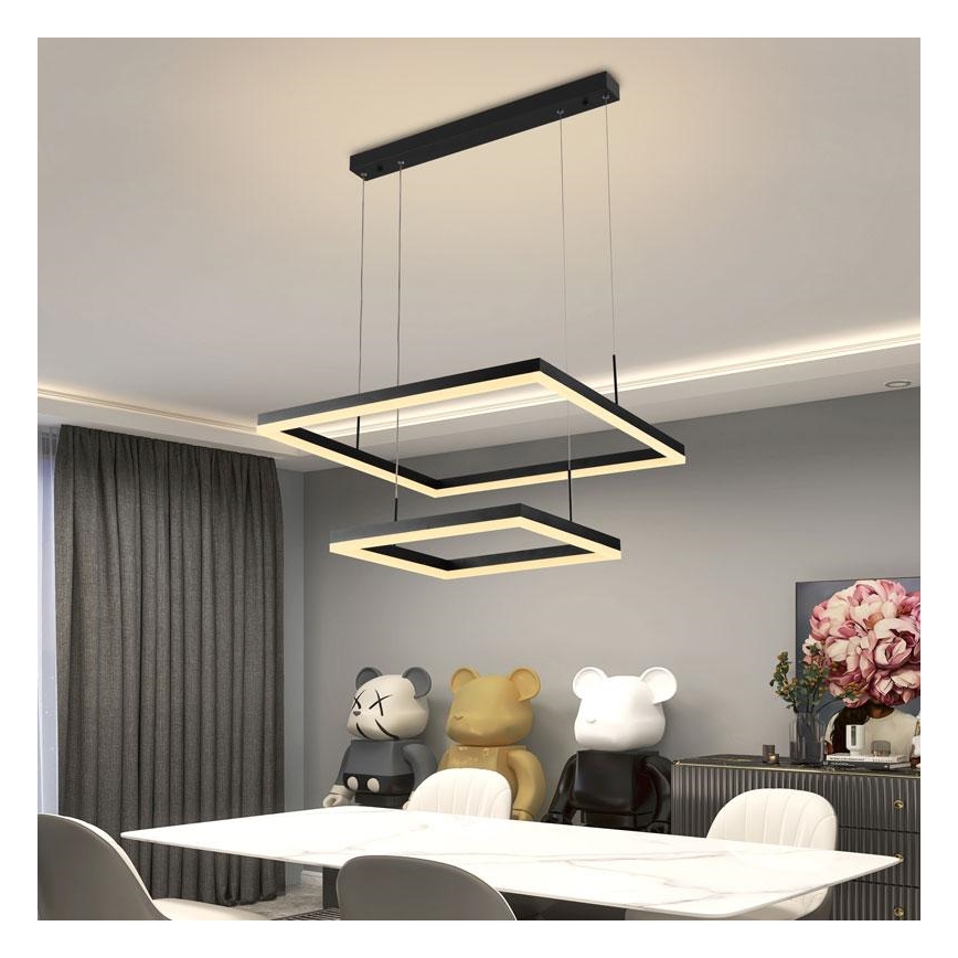 Suspension filaire à intensité variable LED/90W/230V 3000-6500K + télécommande