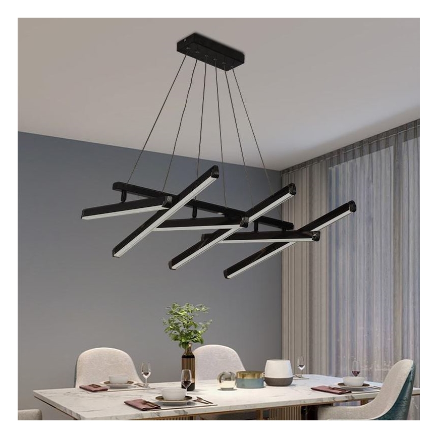 Suspension filaire à intensité variable LED/90W/230V 3000-6500K + télécommande