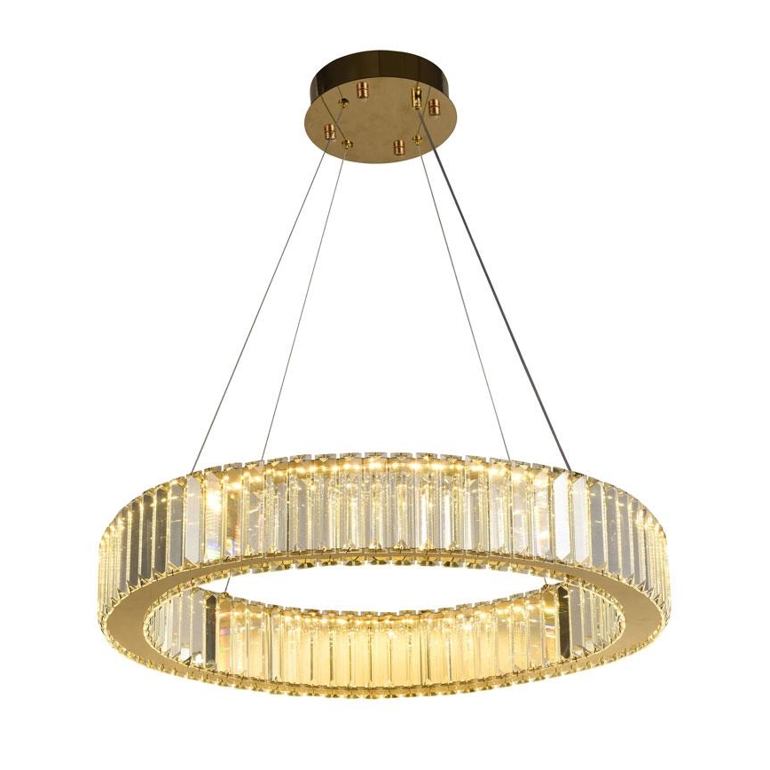 Suspension filaire à intensité variable LED LED/40W/230V 3000-6500K chrome/doré + Télécommande