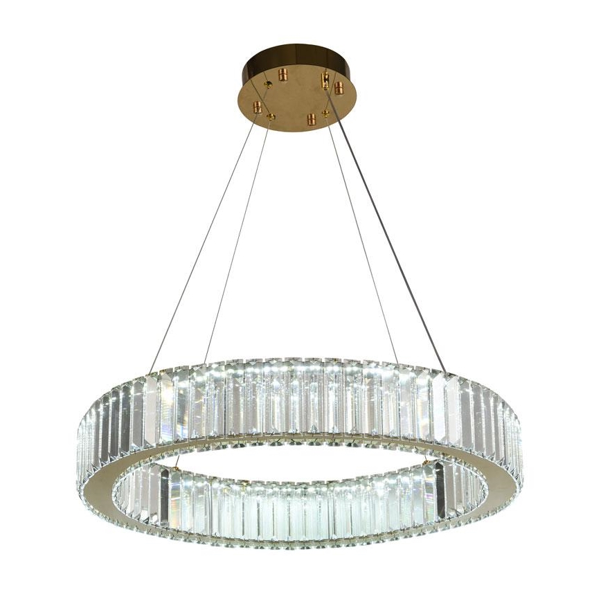 Suspension filaire à intensité variable LED LED/40W/230V 3000-6500K chrome/doré + Télécommande