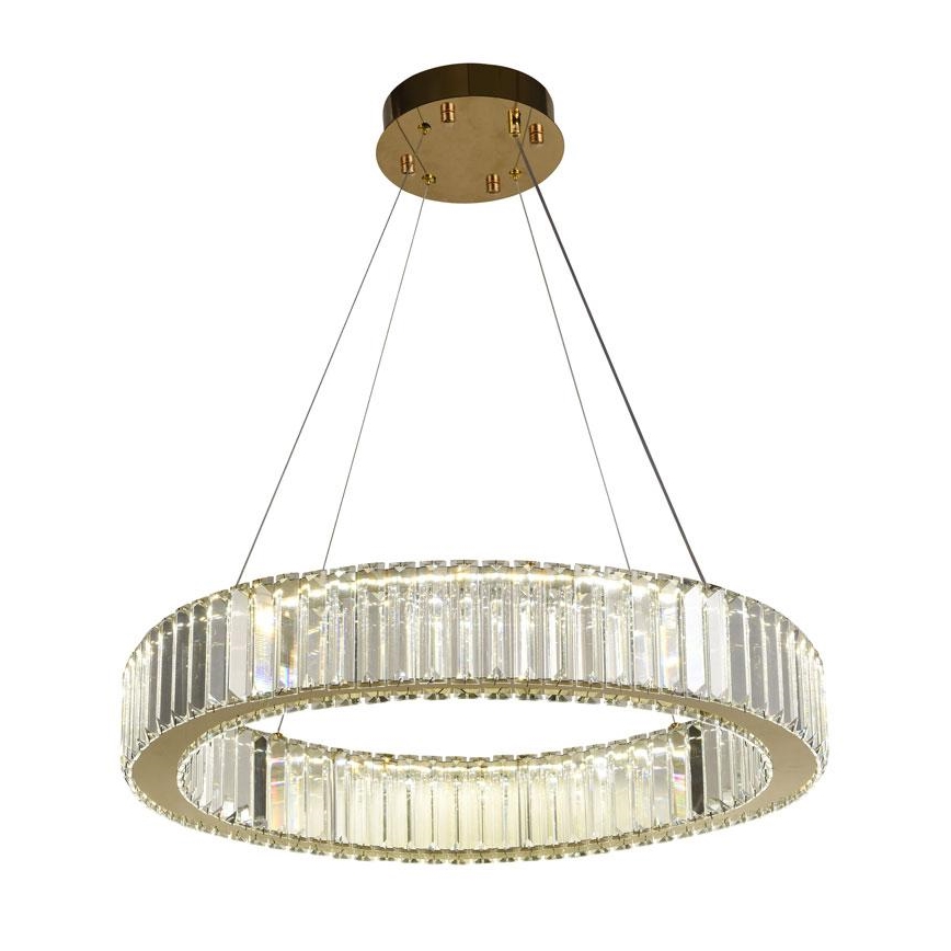 Suspension filaire à intensité variable LED LED/40W/230V 3000-6500K chrome/doré + Télécommande