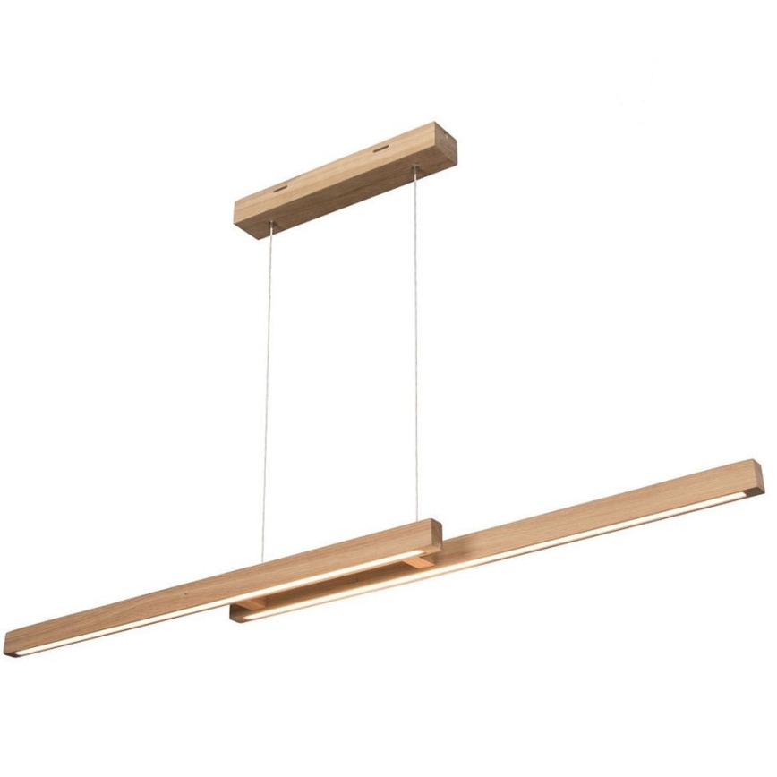 Suspension filaire à intensité variable SMAL 2xLED/22,5W/230V chêne
