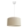 Suspension filaire ALBA 1xE27/15W/230V d. 40 cm beige