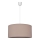 Suspension filaire ALBA 1xE27/15W/230V d. 40 cm beige
