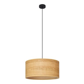 Suspension filaire ALBA 1xE27/15W/230V diam. 40 cm marron/noir