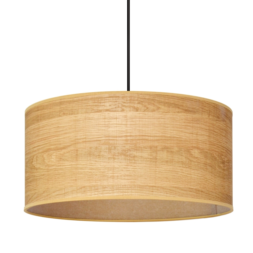 Suspension filaire ALBA 1xE27/15W/230V diam. 40 cm marron/noir