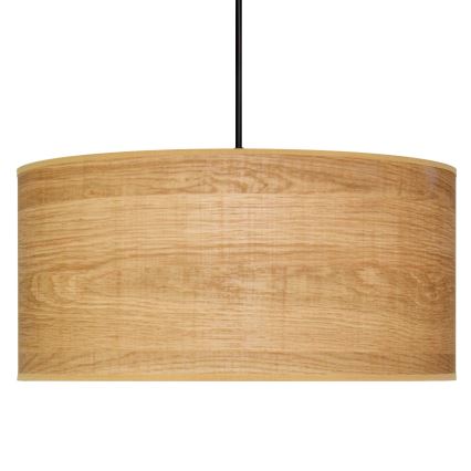Suspension filaire ALBA 1xE27/15W/230V diam. 40 cm marron/noir