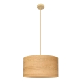 Suspension filaire ALBA 1xE27/15W/230V diam. 45 cm marron