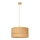 Suspension filaire ALBA 1xE27/15W/230V diam. 45 cm marron