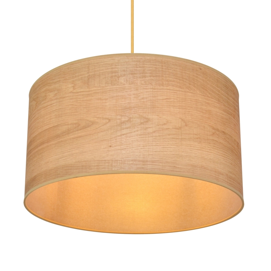 Suspension filaire ALBA 1xE27/15W/230V diam. 45 cm marron