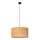 Suspension filaire ALBA 1xE27/15W/230V diam. 45 cm marron/noir
