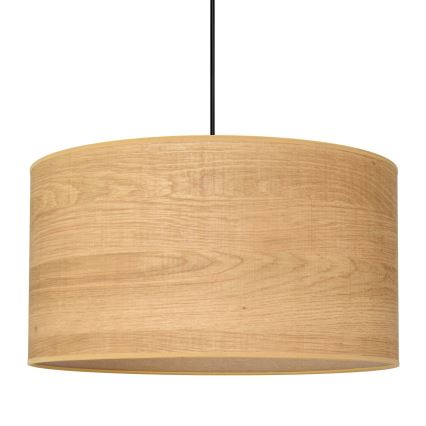 Suspension filaire ALBA 1xE27/15W/230V diam. 45 cm marron/noir