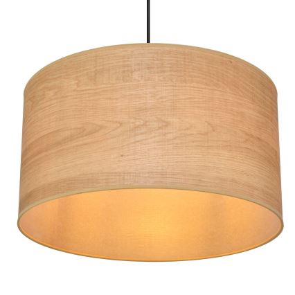 Suspension filaire ALBA 1xE27/15W/230V diam. 45 cm marron/noir