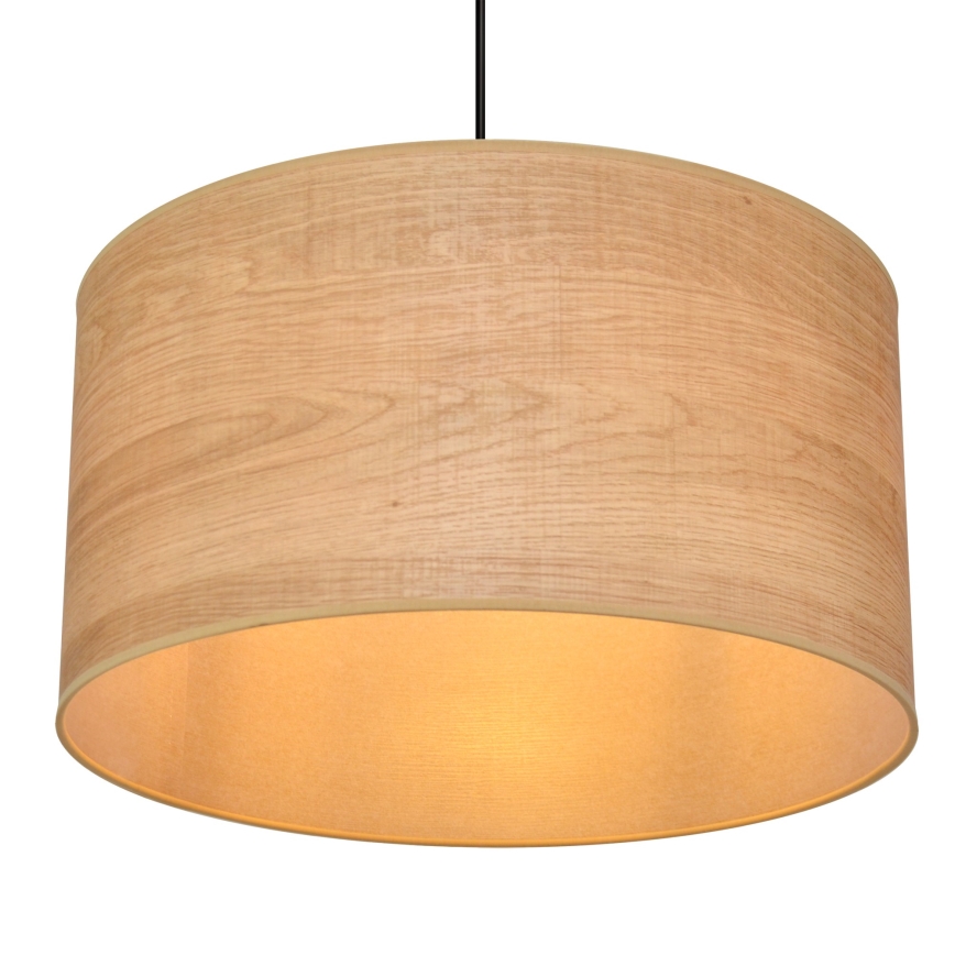 Suspension filaire ALBA 1xE27/15W/230V diam. 45 cm marron/noir