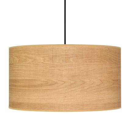 Suspension filaire ALBA 1xE27/15W/230V diam. 45 cm marron/noir