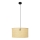 Suspension filaire ALBA 1xE27/15W/230V diam. 45 cm rotin/noir
