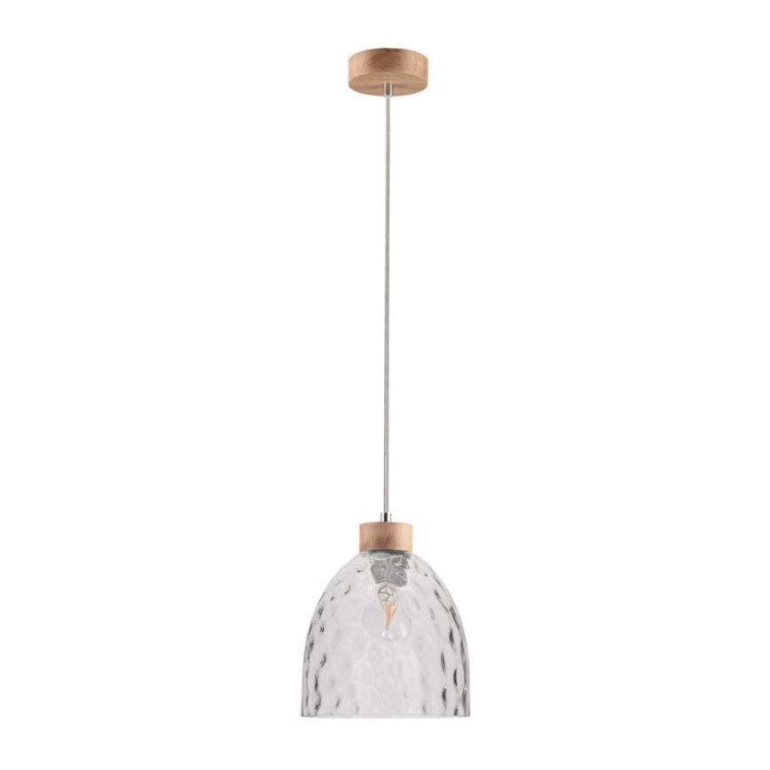 Suspension filaire ALESSANDRO 1xE27/60W/230V chêne