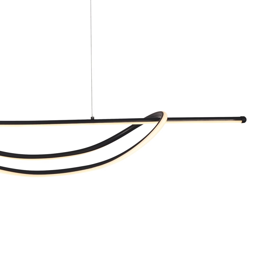 Suspension filaire AMBAR LED/35W/230V noir