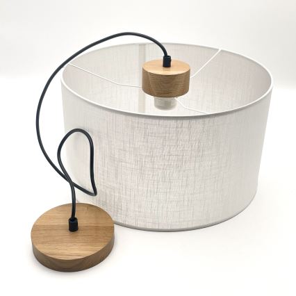 Suspension filaire ANTONIO 1xE27/60W/230V chêne