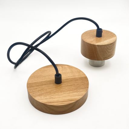 Suspension filaire ANTONIO 1xE27/60W/230V chêne