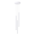 Suspension filaire ARCHE 3xG9/8W/230V blanc