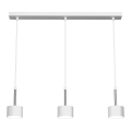 Suspension filaire ARENA 3xGX53/11W/230V blanc/chrome brillant