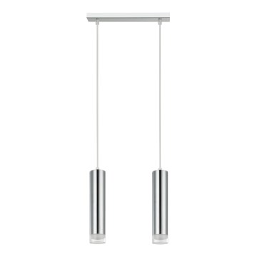 Suspension filaire ARMIN 1xGU10/10W/230V chrome brillant