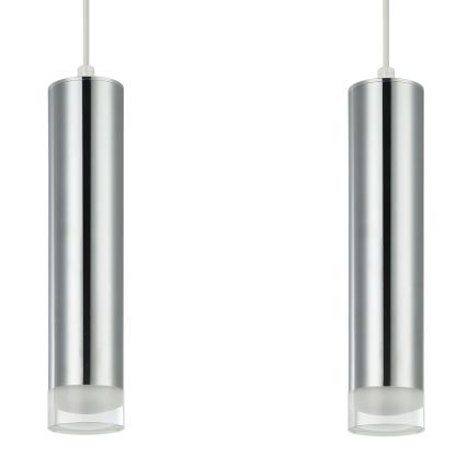 Suspension filaire ARMIN 2xGU10/10W/230V chrome brillant