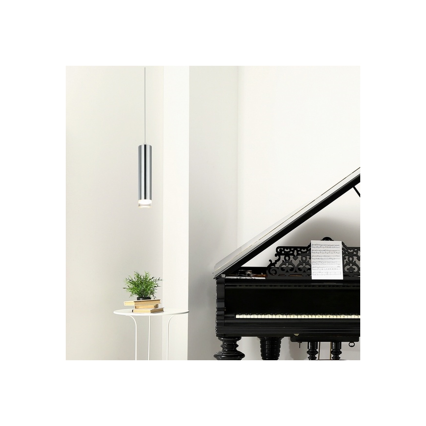 Suspension filaire ARMIN 3xGU10/10W/230V chrome brillant