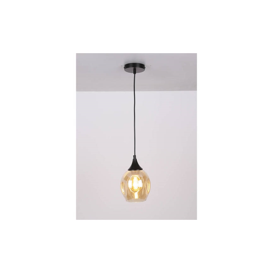 Suspension filaire ASPA 1xE27/40W/230V noir