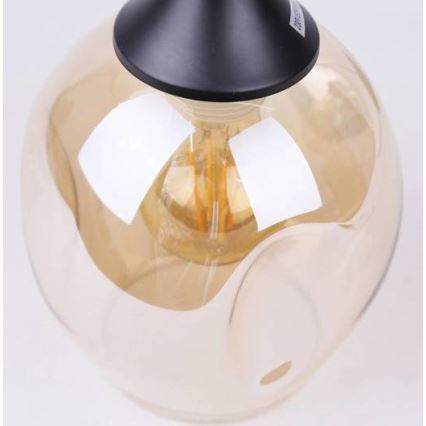 Suspension filaire ASPA 1xE27/40W/230V noir