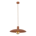 Suspension filaire ASTRA 1xE27/15W/230V d. 41 cm brique