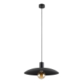 Suspension filaire ASTRA 1xE27/15W/230V d. 41 cm noir