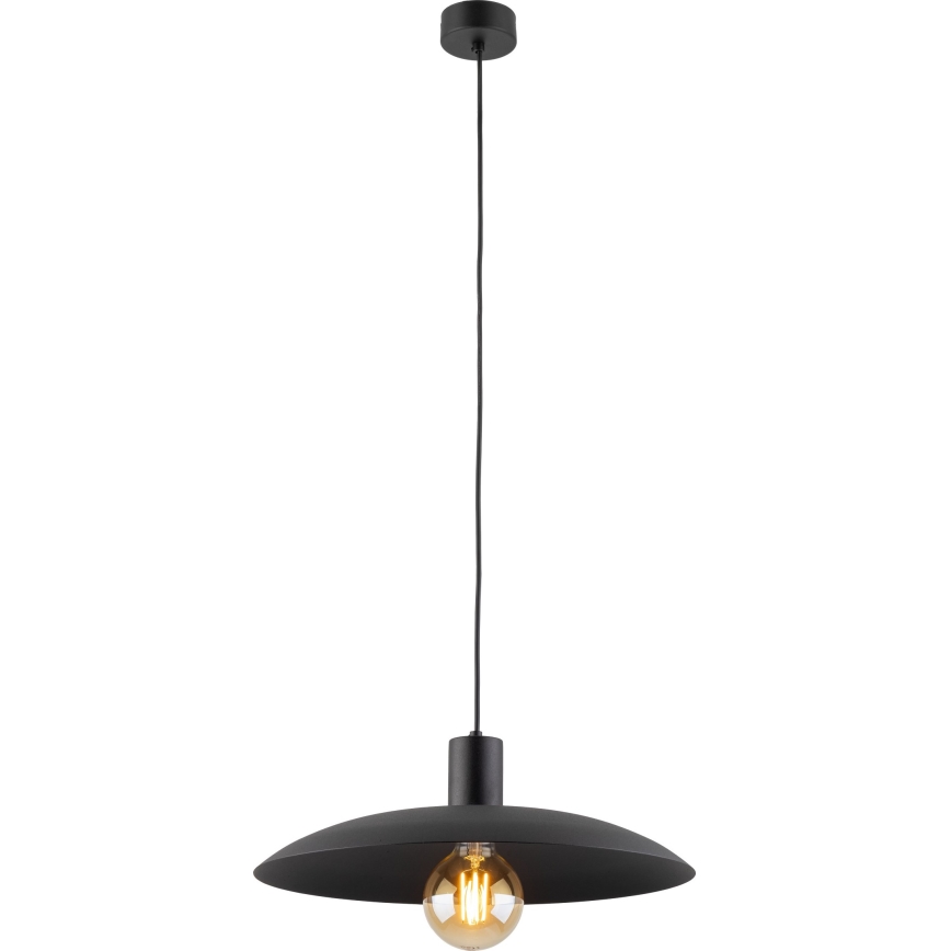 Suspension filaire ASTRA 1xE27/15W/230V d. 41 cm noir
