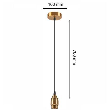 Suspension filaire ASTRA 1xE27/60W/230V