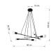 Suspension filaire ASTRAL 6xE27/60W/230V