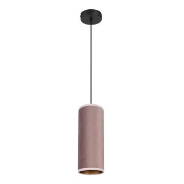 Suspension filaire AVALO 1xE27/60W/230V rose/cuivre