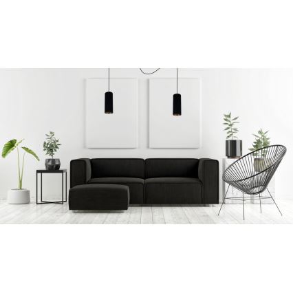 Suspension filaire AVALO 2xE27/60W/230V araignée noir