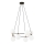 Suspension filaire AZURA 8xE14/10W/230V noir/blanc