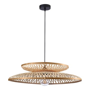 Suspension filaire BALI 1xE27/20W/230V d. 60 cm bambou