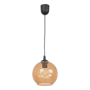 Suspension filaire BALL 1xE27/60W/230V d. 20 cm beige