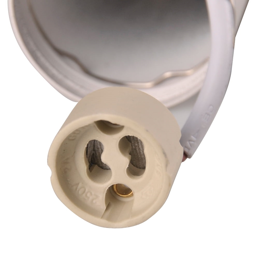 Suspension filaire BAMBOO 1xGU10/10W/230V blanc