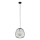 Suspension filaire BELL 1xG9/12W/230V d. 24 cm noir/doré