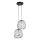 Suspension filaire BELL 2xG9/12W/230V noir/doré
