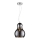 Suspension filaire BELLO 1xE27/60W/230V d. 30 cm chrome